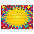 Stock Award Certificates - Numbers Design